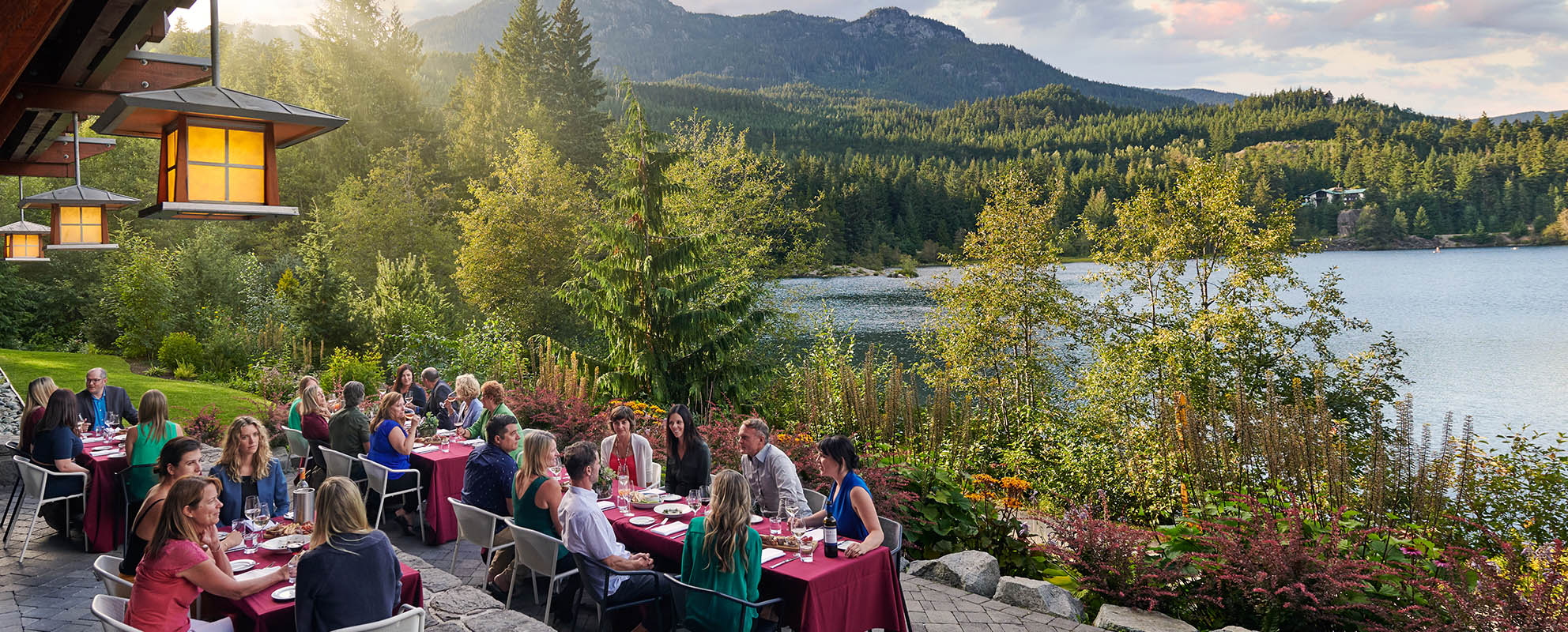 Patio dining